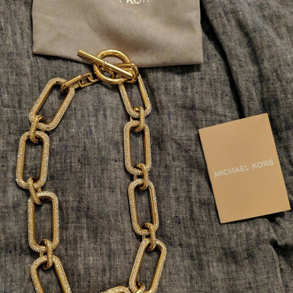 Gold Michael kors chunky chain